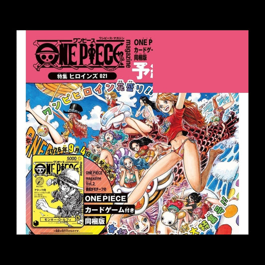 One Piece Magazine Vol.21 Heroines edition + Luffy promo card