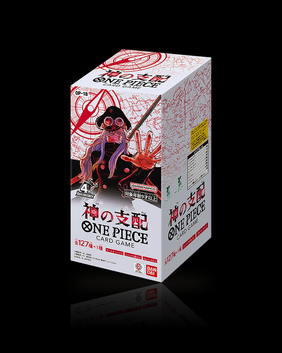 One Piece Card Game OP-18 The Dominance of God Booster Display, japanische Ausgabe, versiegelt – HOLYGRADE