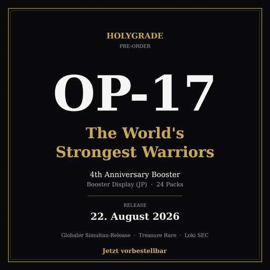 OP-17 The World's Strongest Warriors Booster Display Japanisch — Jetzt vorbestellbar, Release 22.08.2026