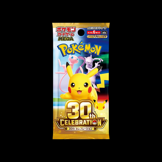 Pokémon 30th Celebration M6a Booster Pack – 6 Foil-Karten pro Pack